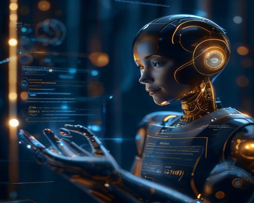 Lisa — an emotionally-intelligent conversational AI, visualised as a warm glowing presence